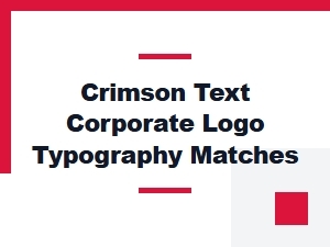 Perfect Logo Pairing with Crimson Text Typography