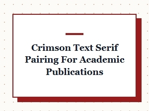 The Scholar's Choice: Crimson Text for Academic Papers